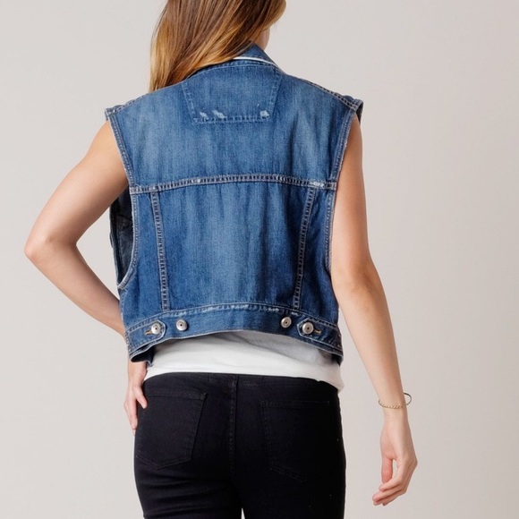 Strom Kotte selvedge denim vest - Picture 4 of 7
